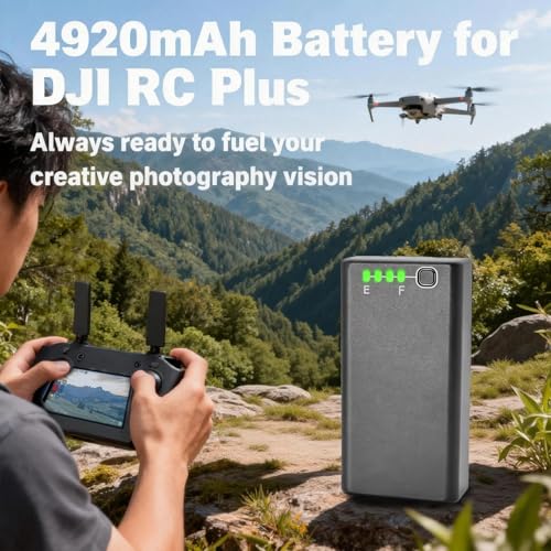 4920mAh FPV Battery for RC Plus 2, WB37 Replacement for Matrice 4 Controller, FPV Remote, CrystalSky & Cendence, Long-Lasting Power & Fast Charging (S)