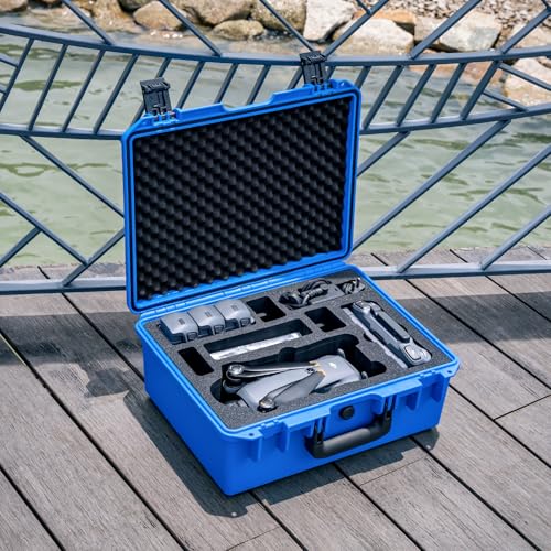Lykus Titan M400 Hard Case for DJI Mavic 4 Pro and DJI RC Pro 2/RC2 - color: Blue