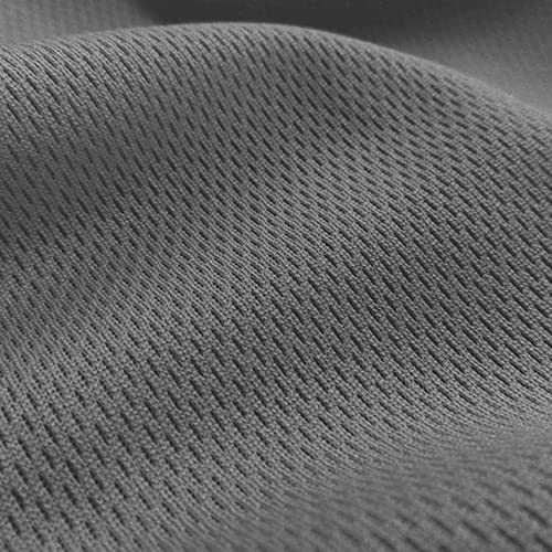 Pico Textiles 1 Yard Bolt Charcoal Gray Dimple Mesh Athletic Jersey Fabric - color: Charcoal Gray, size: 1 Yard Bolt