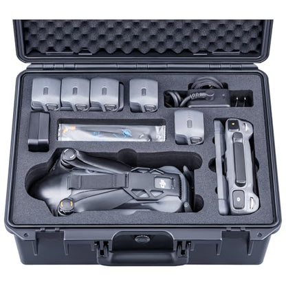 Lykus Titan M400 Hard Case for DJI Mavic 4 Pro and DJI RC Pro 2/RC2 - color: Black