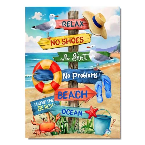 Artykapby Diamond Art Kits for Adults Beach,Beach Diamond Painting12x16inch - color: KPZSH002