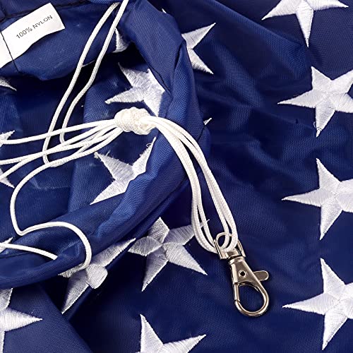 2 Pack American Flag Windsock 40 Inch with Embroidered Stars - color: Red-2pack, size: 40 Inch