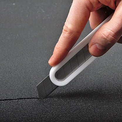 50Pcs Razor Knife Blades, 25mm Box Cutter Snap Off Utility Knife Blades - size: 50pcs