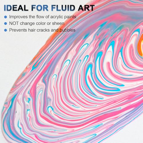 Nicpro Pouring Medium for Acrylic Paint 33.8oz/1000ml,Acrylic Paint Thinner - size: 33.8 Fl Oz (Pack of 1)