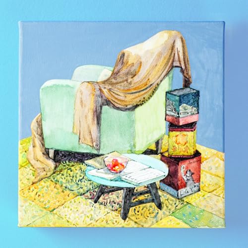 PHOENIX 10x10 Gallery Depth Watercolor Canvas 4 Pack - size: 10"x10", style: Gallery Canvas