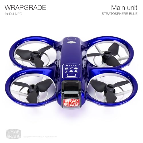 WRAPGRADE Skin Sticker Compatible with DJI NEO Full Wrap (Stratosphere Blue) - color: Stratosphere Blue
