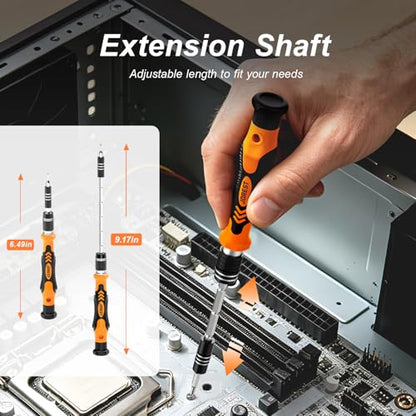 JOREST 145 in 1 Electronics Precision Screwdriver Set with 120 Bits
