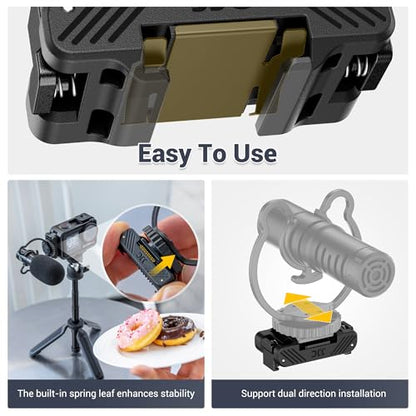 Cold Shoe Expansion Adapter for DJI Osmo Action 5 Pro 4 3,Stable Mounting - color: Cold Shoe Expansion Kit
