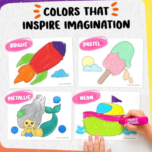 36 Washable Markers, Tempera Paint Sticks for Kids - Toddler Crayons 1-3 - color: 36 Thick