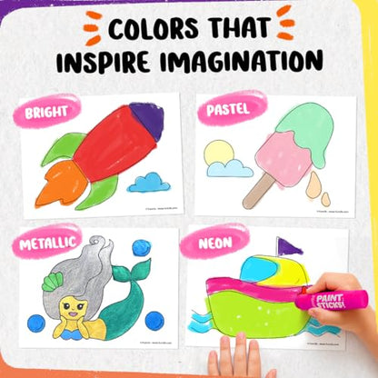 36 Washable Markers, Tempera Paint Sticks for Kids - Toddler Crayons 1-3 - color: 36 Thick