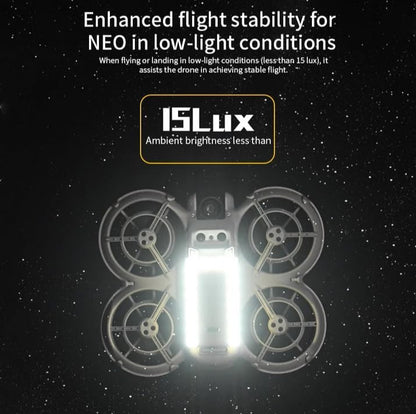 Coyktonty Night Lighting Landing Gear for DJI NEO,Rechargeable LED Night Flying Lights