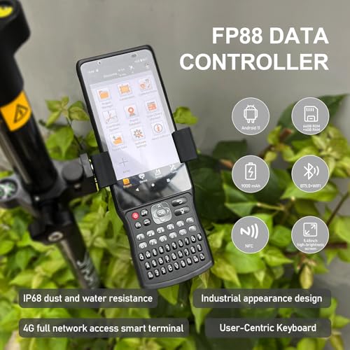 RTK GNSS Surveying Equipment Switchable Rover 32G Storage | Handheld Collector + Survey Software | Work as Base Station for Drones | Static & RTK Land Survey | SMA26 Pro(Pole Not Included)
