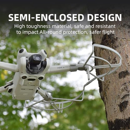 Propeller Guard Circle for DJI MINI 4 Pro Drone Propellers Anti-Collision Bumper Blade Protection Shield Cover