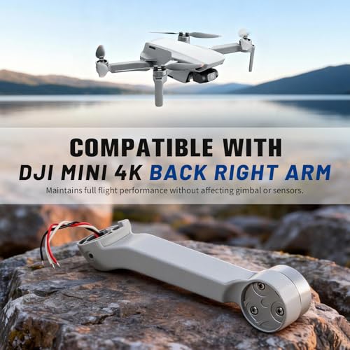 Mini 4K Drone Motor Arm Assembly Replacement Rear Right Arm, Compatible with DJI Mini 4K Spare Parts - size: Rear Right