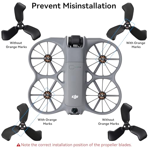 Propellers for DJI Neo 2 Blades - 8PCS Props Quick Replacement Spare Part Low Noise Wings for DJI Neo 2 Drones Accessories