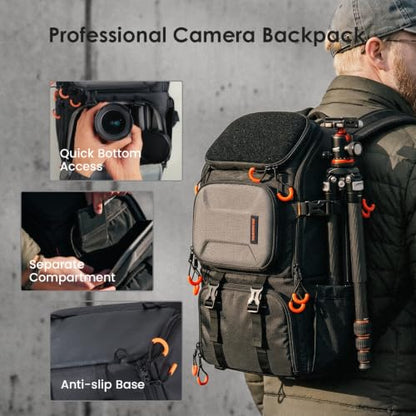 TARION Professional Camera Backpack for Photographers 20.5L ARK PBL-V2 - style: Pbl-v2 (20.5 Liters)