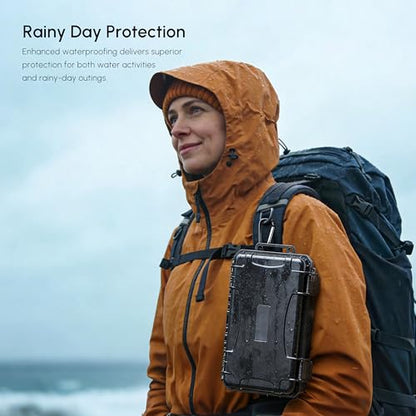 Waterproof Hard Case for Insta360 X6/Luna Ultra /Osmo Pocket 3 & Pocket 4