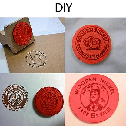 3 PCS Rubber Stamp Sheets for Laser Engraving Machine (Tricolor) - color: Tricolor