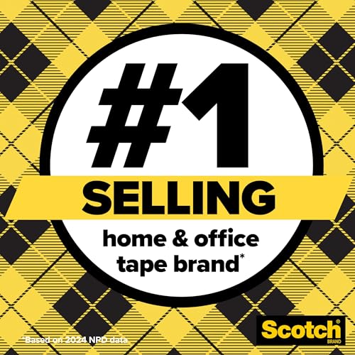 Scotch Double Sided Tape with Tape Dispenser, 0.5 in. x 250 in., 1 Roll