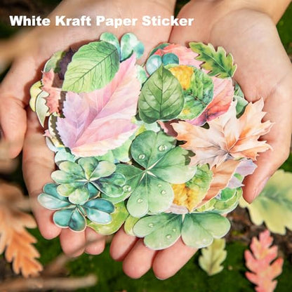 270 Pcs Leaf Stickers for Scrapbooking and Journaling - color: Simple Leaves