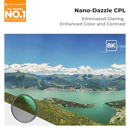 K&F CONCEPT 40.5mm Circular Polarizing Waterproof 24 Multi-Coated CPL Filter - size: 40.5mm