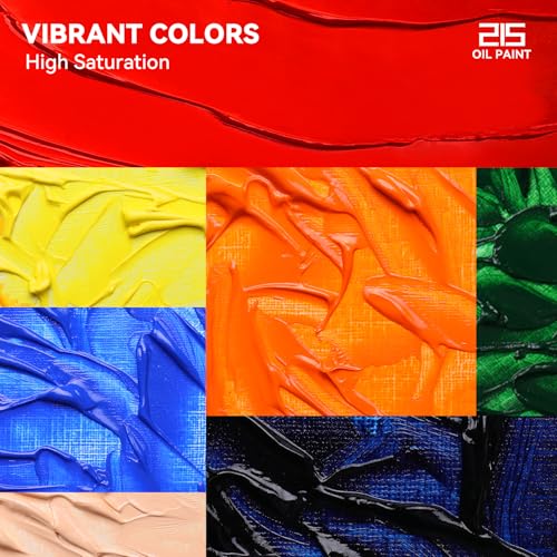 Paul Rubens Oil Paint, 24 Colors*20 ml Tubes, Professional Bright Colors