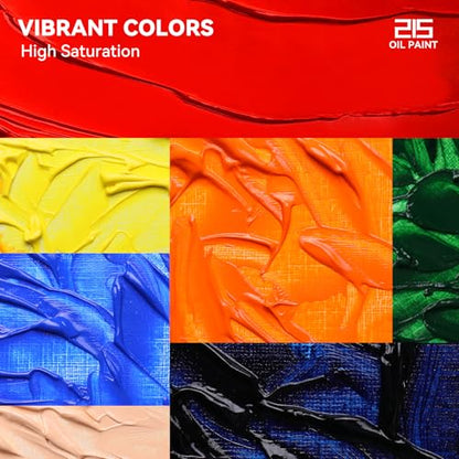 Paul Rubens Oil Paint, 24 Colors*20 ml Tubes, Professional Bright Colors