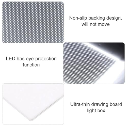 Anu Limen A6 LED Light Board Adjustable Brightness Tracing Light Pad for Art Craft, Sketching & Calligraphy, Portable USB Powered Design