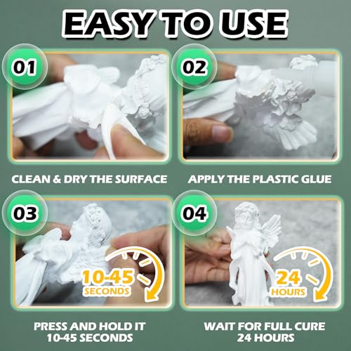 Plastic Super Glue Liquid, Clear Instant Cyanoacrylate Glue for Plastic Model 3d Printing PLA Airplane Miniatures Heavy Duty, All Purpose Superglue for Metal Rubber Wood Ceramic, Strong and Waterproof - size: 2oz-thick