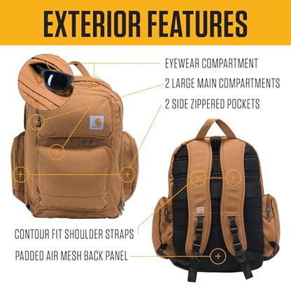 Carhartt Utility 35L Triple-Compartment Backpack Carhartt Brown - color: Carhartt Brown