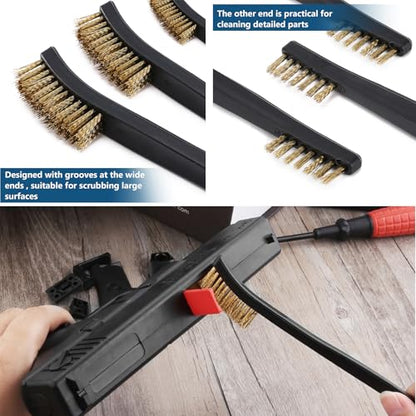 Accmor Gun Cleaning Tools Kit Including Gun Cleaning Pick & Gun Cleaning Brush, Gun Cleaner Set - style: Set E