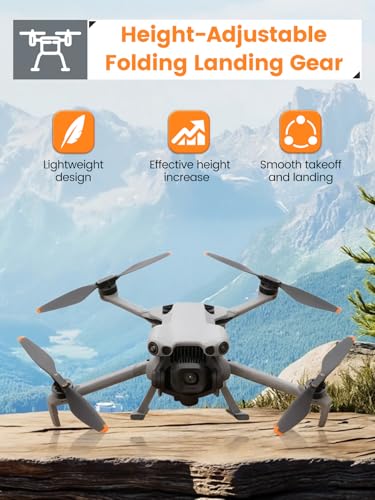 Landing Gear Compatible with DJI Mini 5 Pro, Foldable Leg Height Extension Kit with Quick-Release Design for Enhanced Ground Landing Protection Drone Accessories