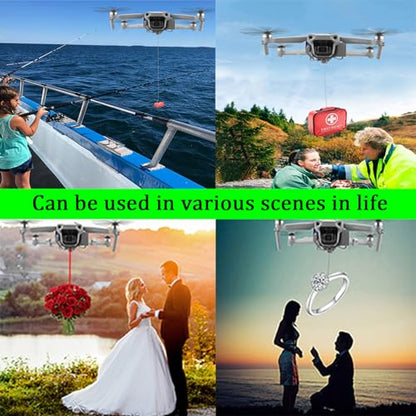 Universally Drone Airdrop System Release Device Payload Delivery 1 - color: Airdrop Device