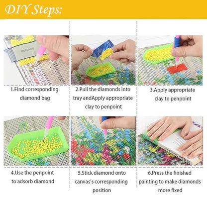 APVZARHT Cat Special Shape Diamond Art Kits for Adults 12x12 inch - color: DPK-ZH049