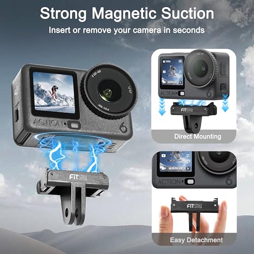 FiTSTILL Magnetic Quick Release Adapter for DJI OSMO Nano/OSMO Action 6 - size: DJI OSMO nano&Action 6
