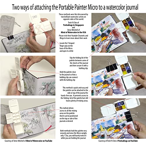 Micro Expansion Pans (8) – Carry Up to 16 Colors Instantly – Travel – Pocket Size – Featherweight - Quality