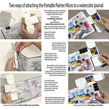 Micro Expansion Pans (8) – Carry Up to 16 Colors Instantly – Travel – Pocket Size – Featherweight - Quality