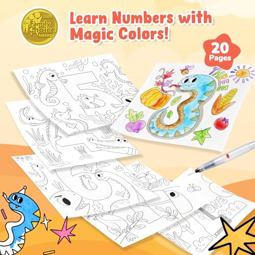 JoyCat Paint with Water Coloring Books for Toddlers (Numbers) - style: Numbers