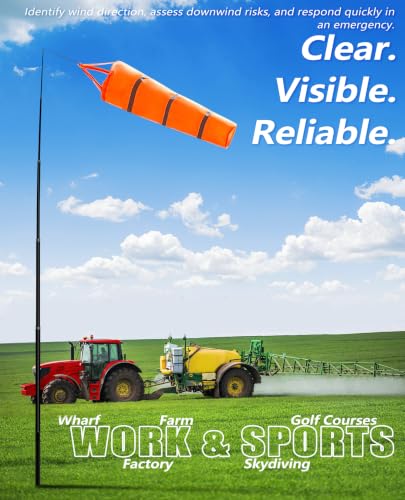 Telescopic Fiberglass Windsock Pole (8Ft, 3-Section) - size: 8Ft