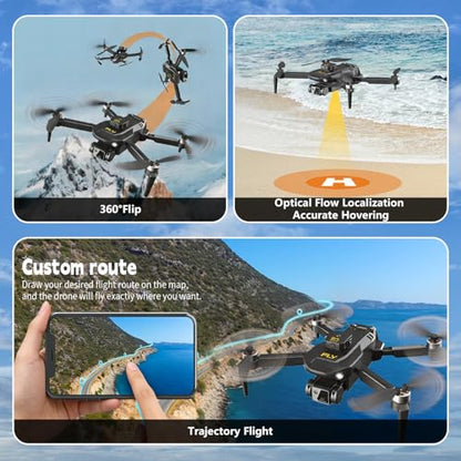Foldable RC Quadcopter Drone for Adults Teen Boys Girls Beginners