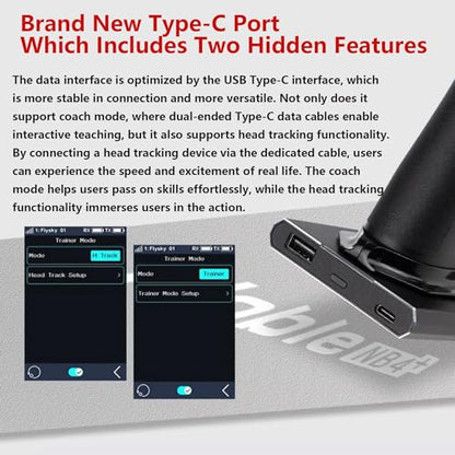 GoolRC Flysky Noble NB4+ 2.4GHz 8CH Radio Transmitter with FGr4S V2 Receiver, AFHDS 3 Protocol Remote Controller with Receiver for RC Car Boat