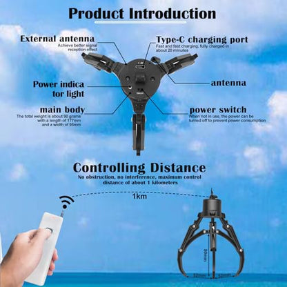 Universally Drone Manipulator Claw Hook Grabber Kit Remote Control - color: Universal Airdrop A