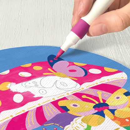 Bright Stripes iHeartArt Marker by Numbers Kit, Fantasy Fields, Ages 8 Up - style: Fantasy Fields
