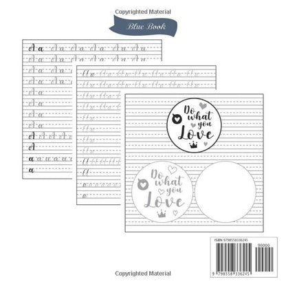 Let's Get Started Calligraphy and Hand Lettering Workbook for Beginners Do Your Practice Pages: Easy Way to Teach Yourself Modern Calligraphy Styles