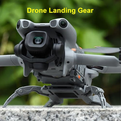 Yunseity Landing Gear for Mini 5 Pro Drone, ABS PC Height Extension Leg Stand Protector with Propeller Holder, Drone Accessories