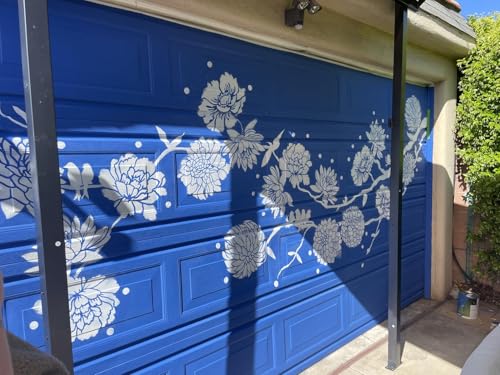 Large Flower Stencils for Walls 14inch Floral Stencils - style: Flowers
