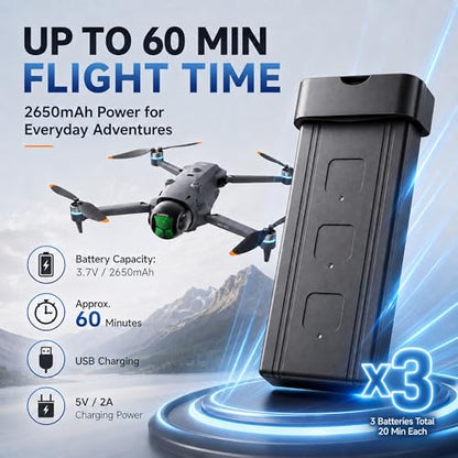 A26 PRO GPS 4K Drone with 4.5-Inch Screen Remote
