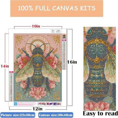 WUSARPLY Bee Diamond Painting Kits for Beginner Adults - color: YH022