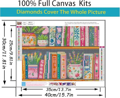 5D Diamond Painting Kits for Adults Beginner, Book Diamond Art Kits - color: KM818-1
