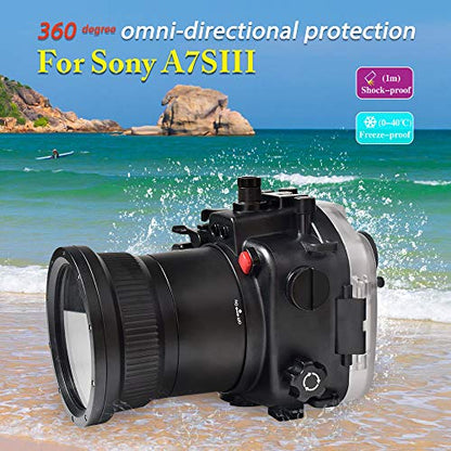 Sea frogs seafrog Waterproof case of Camera Sony A7SIII Underwater Diving Camera Equipment
